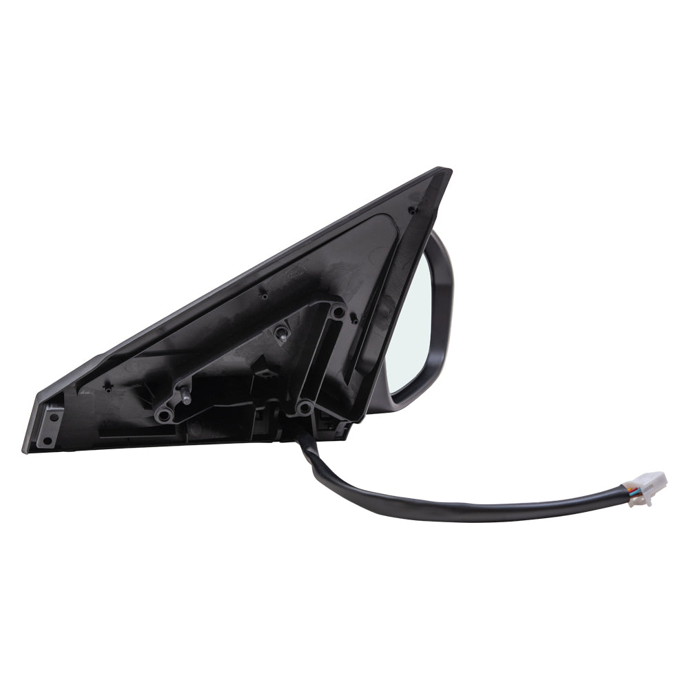 Brock Aftermarket Replacement Passenger Right Power Mirror With Heat-Signal-Camera Paint To Match Black Compatible With 2020-2021 Nissan Sentra
