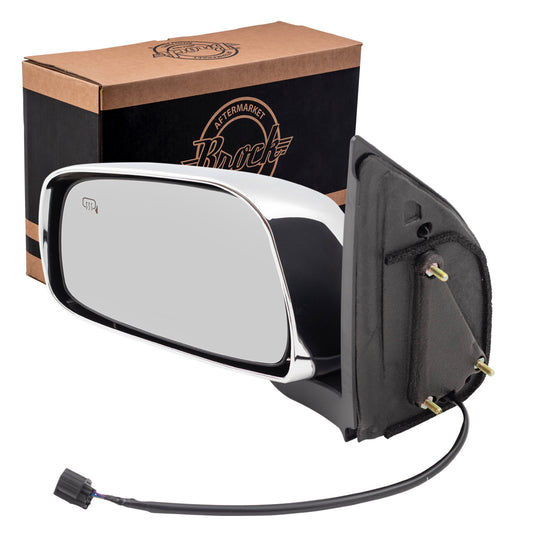 Power Mirror for 2005-2019 Frontier Crew Cab SL Heated for 2005-2012 Pathfinder for 2011-2012 Equator 8470282Z41 Left NI1320291