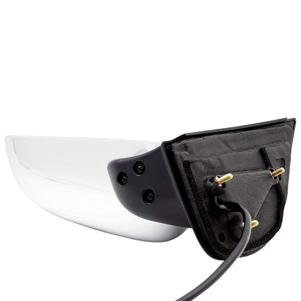 BROCK Side View Mirror Compatible with 2005-2018 Frontier Power Chrome Heated Driver 963029BE8C 96302-9BE8C
