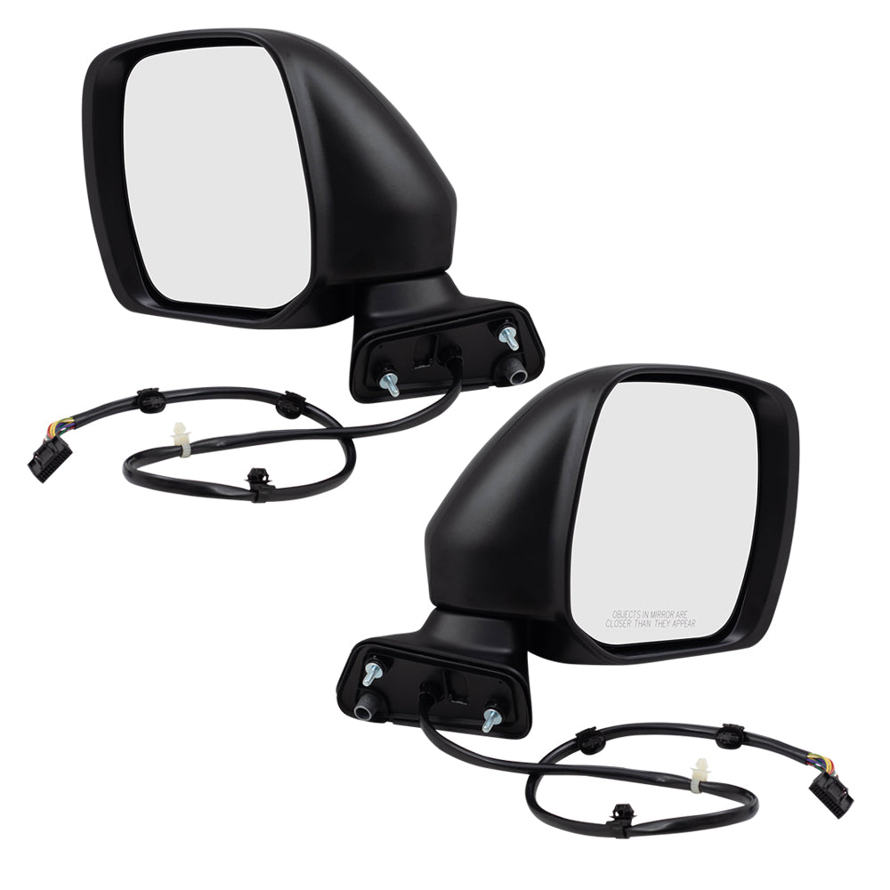 Power Mirror for 2011-2017 Quest Auto Tilt Turn Signal Indicator Memory Heated 963021JA4C Set NI1320272