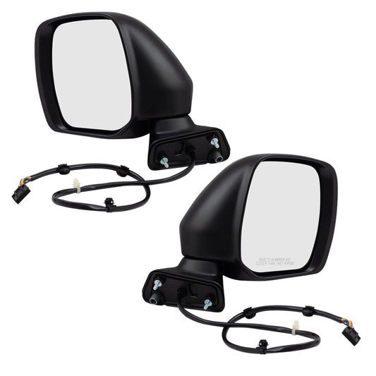 Power Mirror for 2011-2017 Quest Auto Tilt Turn Signal Indicator Memory Heated 963021JA4C Set NI1320272