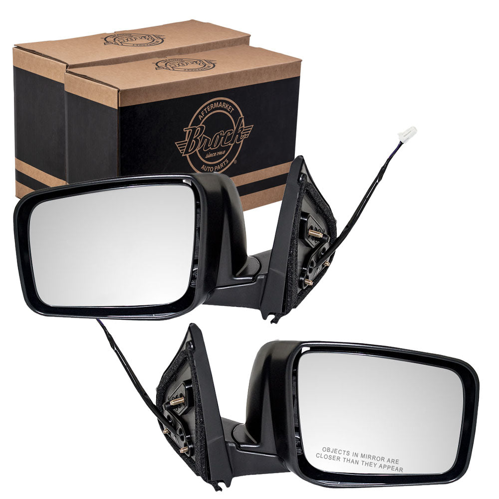 Power Mirror for 2008-2013 Rogue Heated for 2014-2015 Rogue Select 96302JM200 Set NI1320199