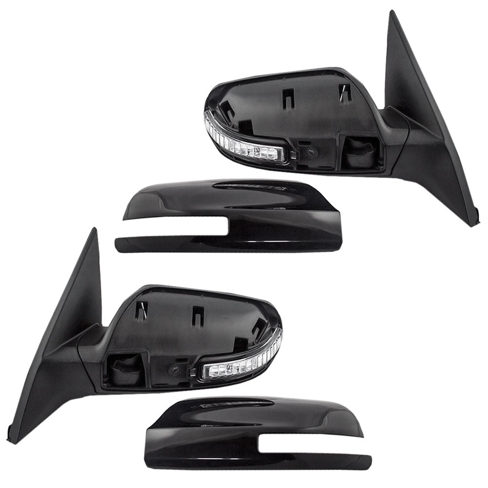 Power Mirror for 2007-2012 Altima Sedan Turn Signal Indicator Heated 96302JA04C Set NI1320164