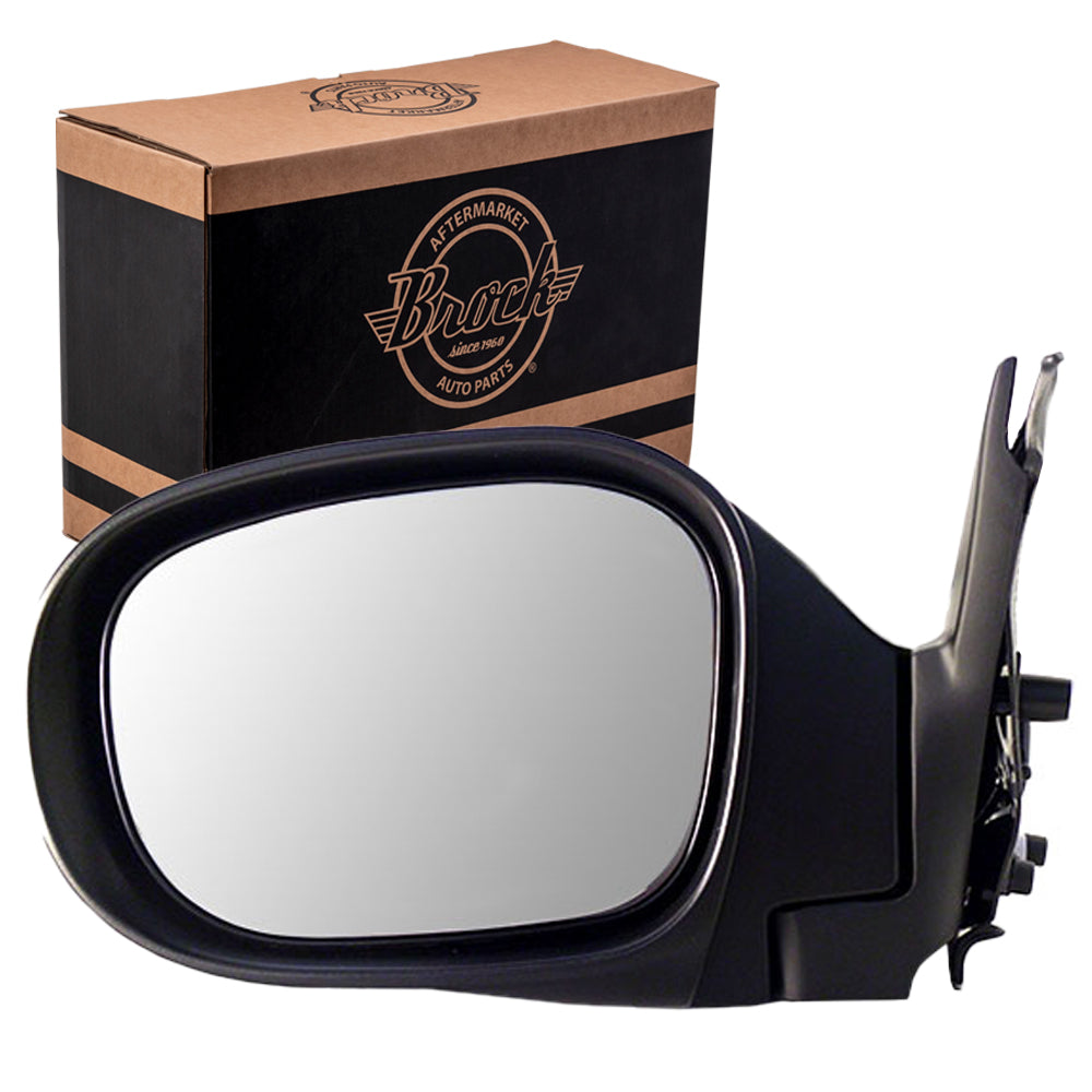 Drivers Power Side View Mirror Heated Textured Compatible with 00-04 Pathfinder 963024W265