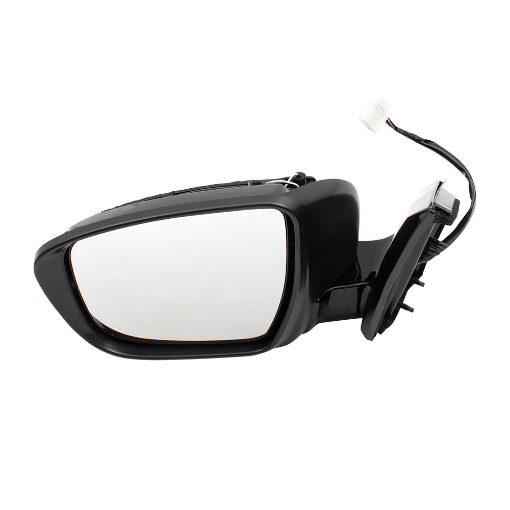BROCK Drivers Power Side View Mirror w/ Signal Left Compatible with 16-18 Murano 963025AA4A 963734BA0A