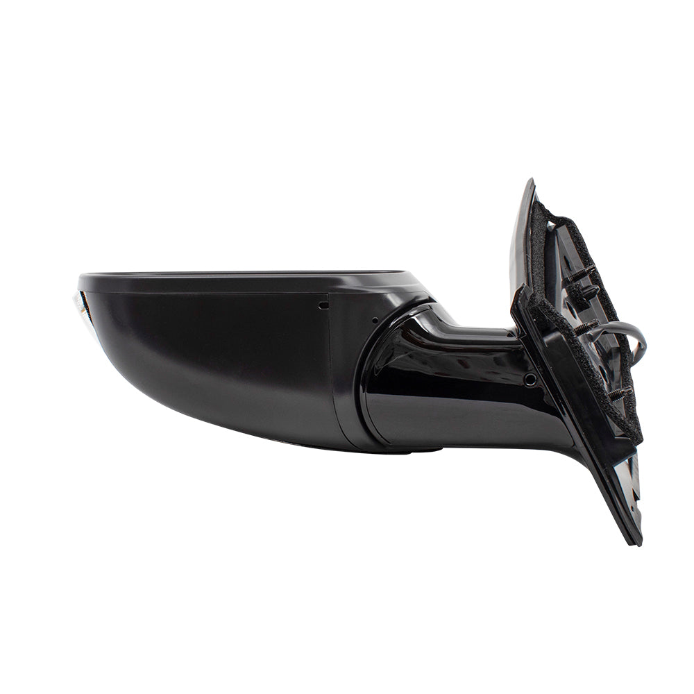 BROCK Drivers Power Side View Mirror w/ Signal Left Compatible with 16-18 Murano 963025AA4A 963734BA0A