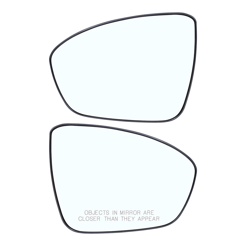 Mirror Glass with Base for 2019-2023 Altima Heated 963666CA0A Set NI1324142