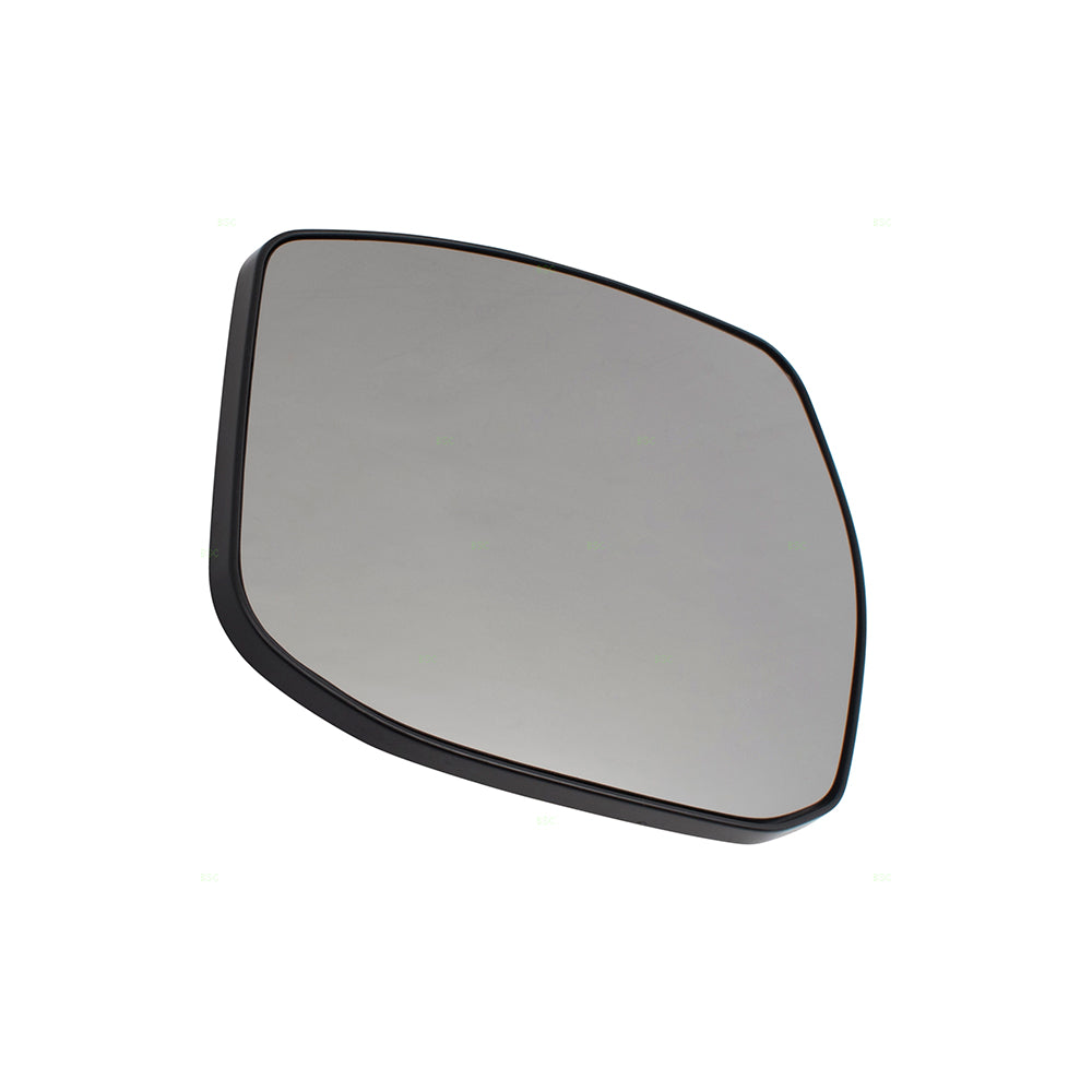 Brock Aftermarket Replacement Passenger Right Mirror Glass And Base With Heat Set Compatible With 2013-2018 Nissan Altima Sedan With Signal Light On Mirror Housing
