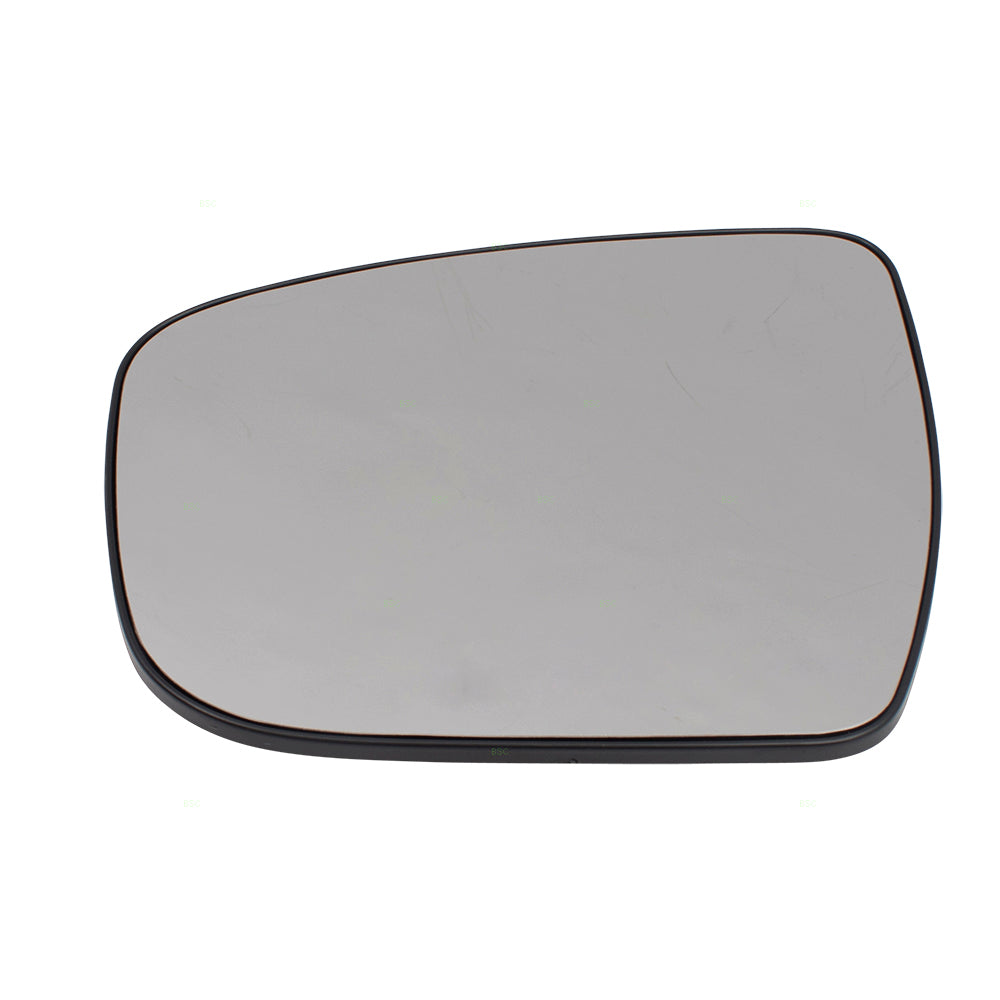 Brock Replacement for Repalcement Pair Set Side View Mirror Glass & Bases Compatible with 15-17 Murano 14-18 Rogue 17-18 Pathfinder 963664BA0A 963654BA0A