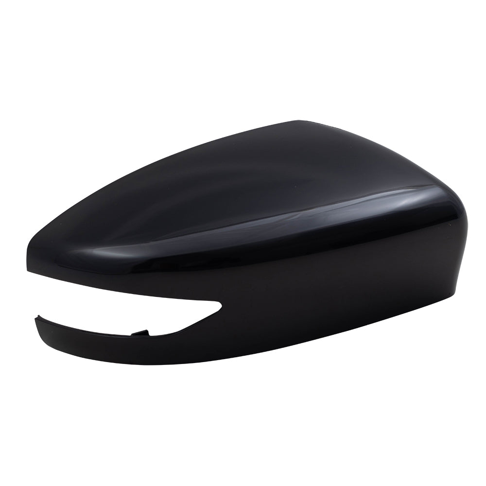 Brock Replacement Passenger Side Paint to Match Black Mirror Cover with Signal Light Compatible with 2013-2018 Altima Sedan and 2013-2019 Sentra