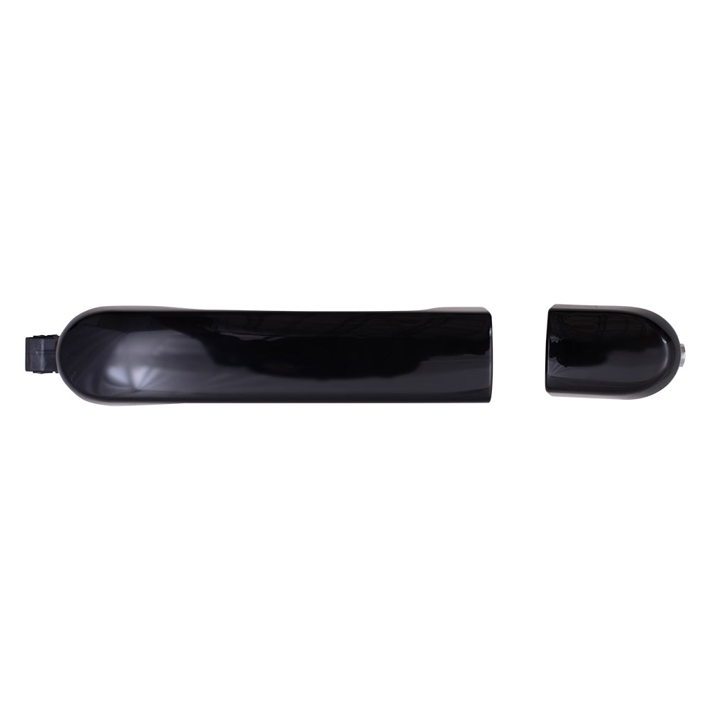 Brock Replacement Passengers Front Rear Exterior Outside Door Handle Compatible with 07-11 Versa Hatchback & Sedan 82646-EL12B