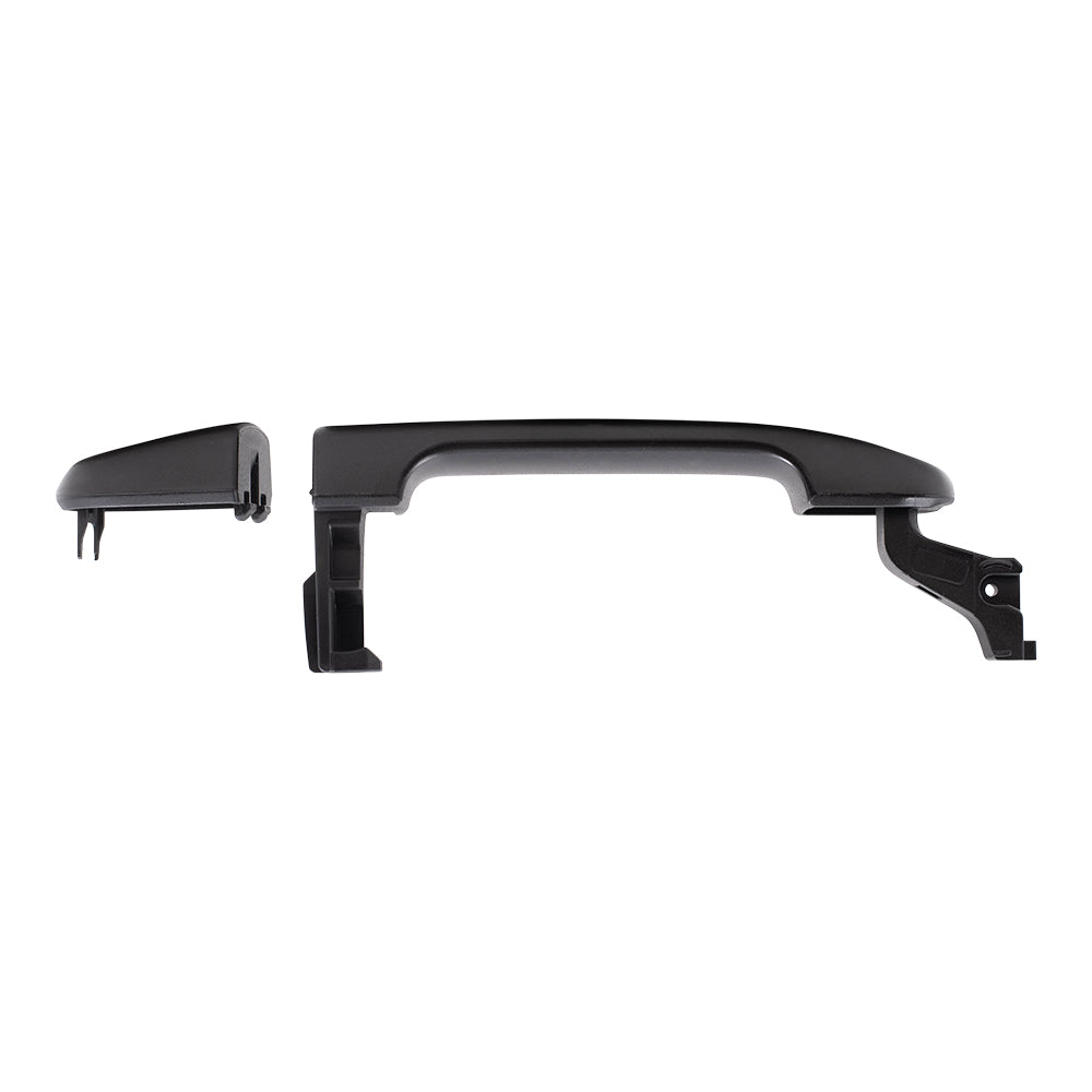 Brock Replacement Drivers Front Outside Exterior Textured Door Handle w/ Keyhole Compatible with 07-11 Versa NI1310133