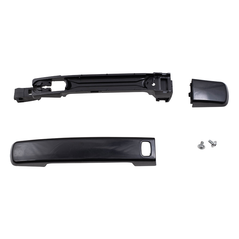 Brock Replacement Passengers Front Outside Exterior Door Handle & Cover Compatible with 07-12 Altima 80606-JA59A