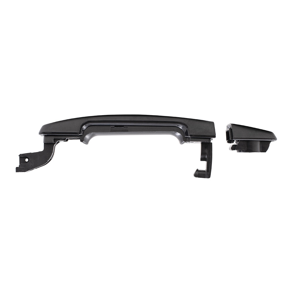Brock Replacement Passengers Front Outside Exterior Door Handle & Cover Compatible with 07-12 Altima 80606-JA59A