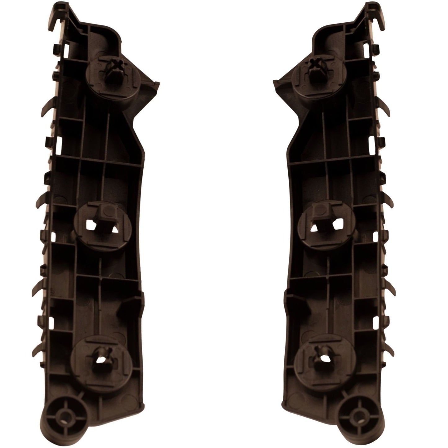 Brock Front Outer Driver Side Left Passenger Side Right Bumper Cover Support Bracket Set Compatible with 2021-2025 Nissan Rogue USA Built 62223-6RR0B 62222-6RR0B