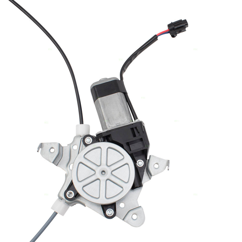 Brock Replacement Passengers Rear Power Window Lift Regulator w/ Motor Assembly Right Compatible with 05-15 Xterra 827209CF0A 82730EA000