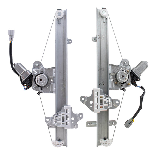 Window Regulator w/ Motor for 2013-2019 Sentra 6 Pin Connector Front 807219AM0A Set NI1350158