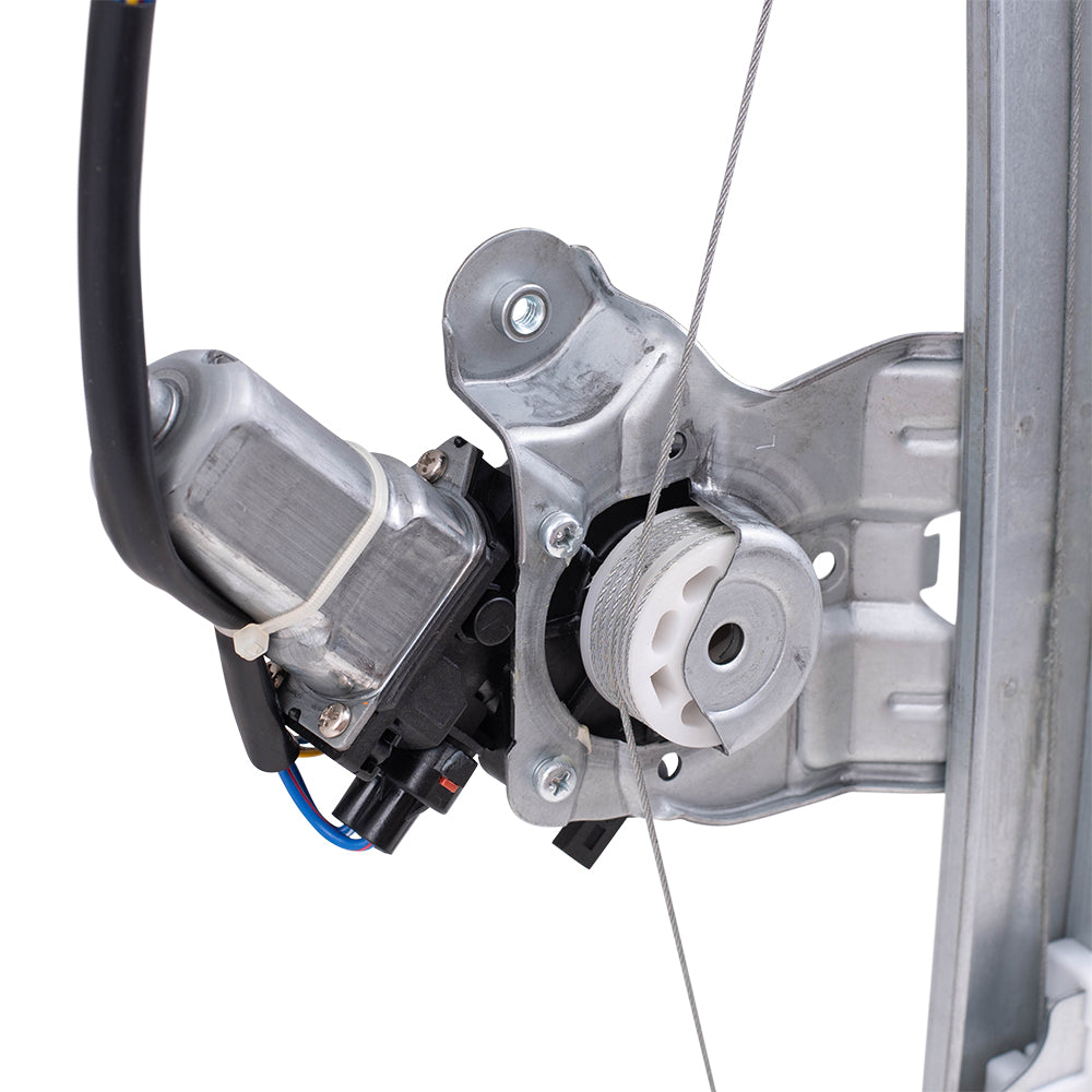 Brock Replacement Front Driver Side Power Window Regulator with Motor-6 Pin Connector Compatible with 2013-2019 Sentra