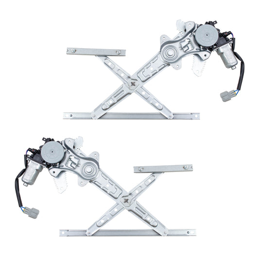 Window Regulator w/ Motor for 2013-2019 Sentra Rear 827213SG0A Set NI1550142