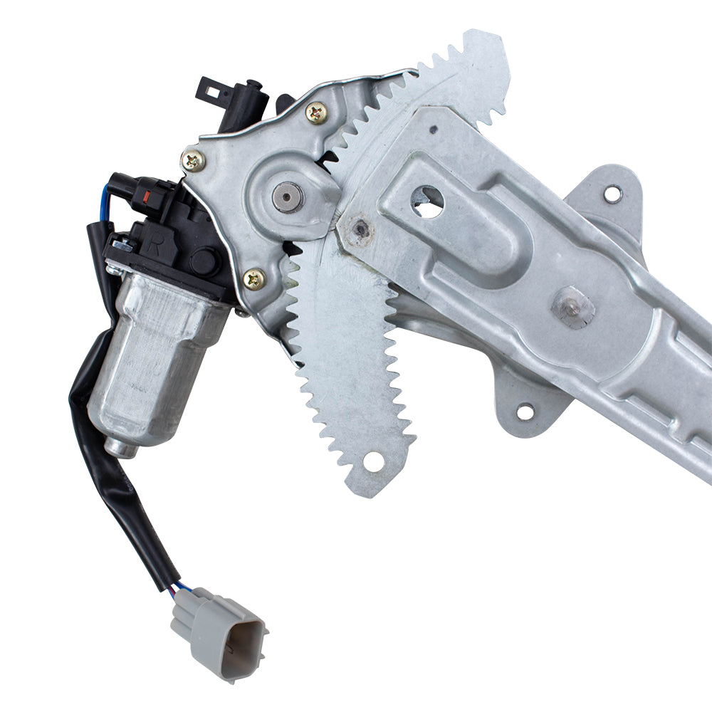Brock Replacement Passenger Rear Power Window Regulator with Motor Compatible with 2013-2019 Sentra