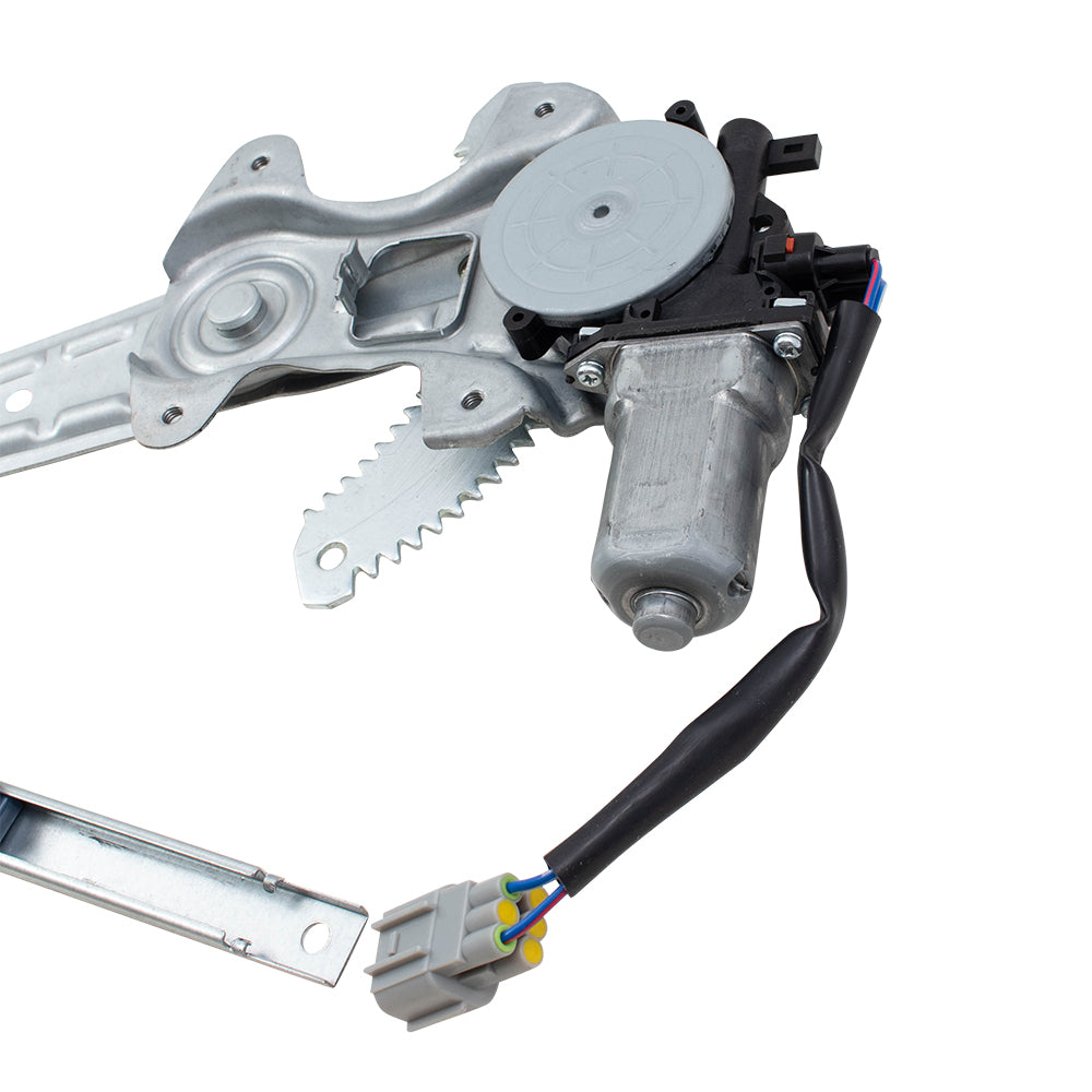 Brock Replacement Passenger Rear Power Window Regulator with Motor Compatible with 2013-2019 Sentra