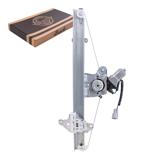 Window Regulator w/ Motor for 2013-2024 LEAF 2 Pin Connector Front 807203NF5A Right NI1351168