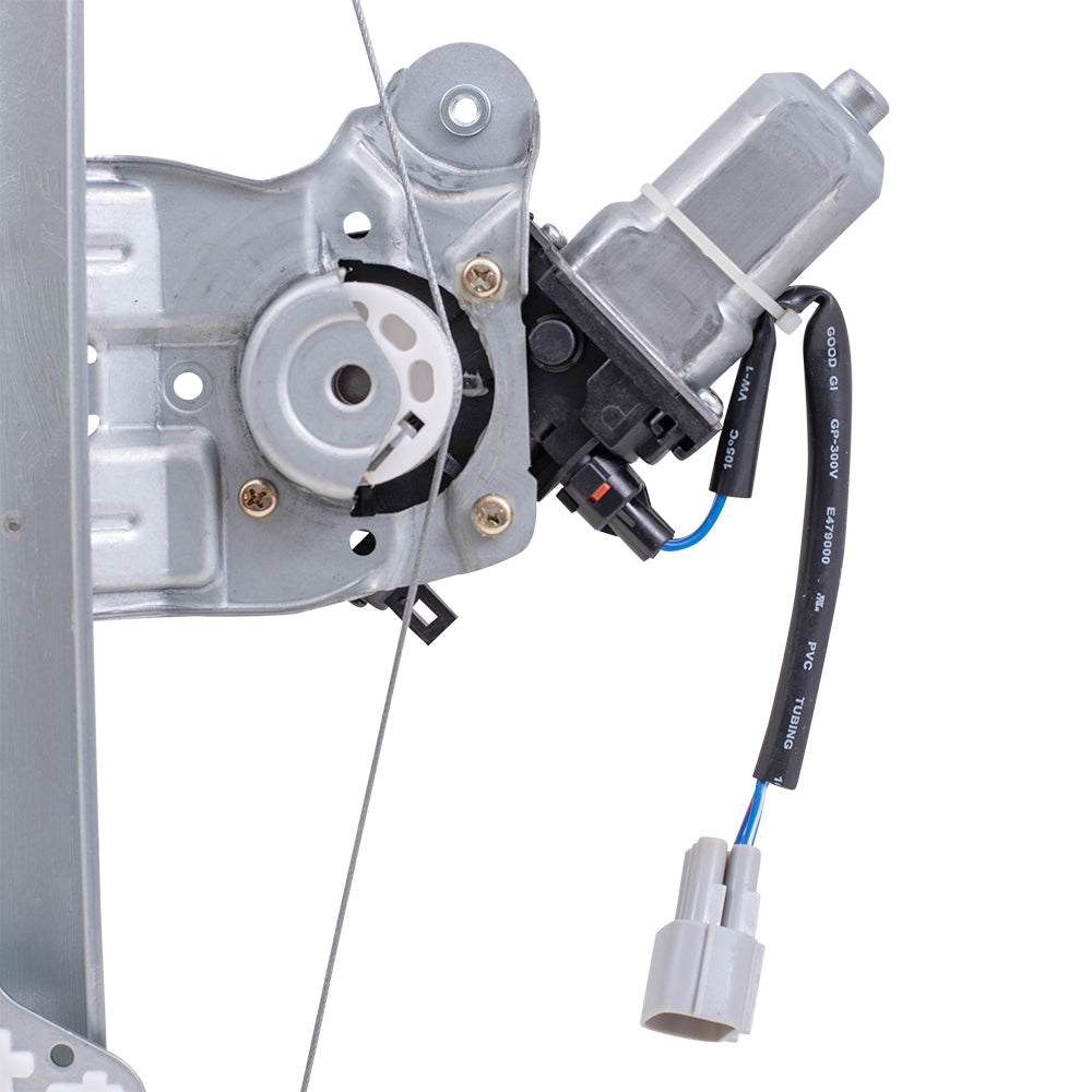 Brock Replacement Passenger Right Front Power Window Regulator With Motor Compatible With 13-24 Nissan Leaf 20-23 Nissan Sentra