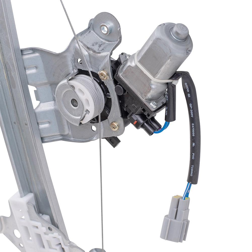 Brock Replacement Passenger Right Front Power Window Regulator With Motor Compatible With 13-24 Nissan Leaf 20-23 Nissan Sentra