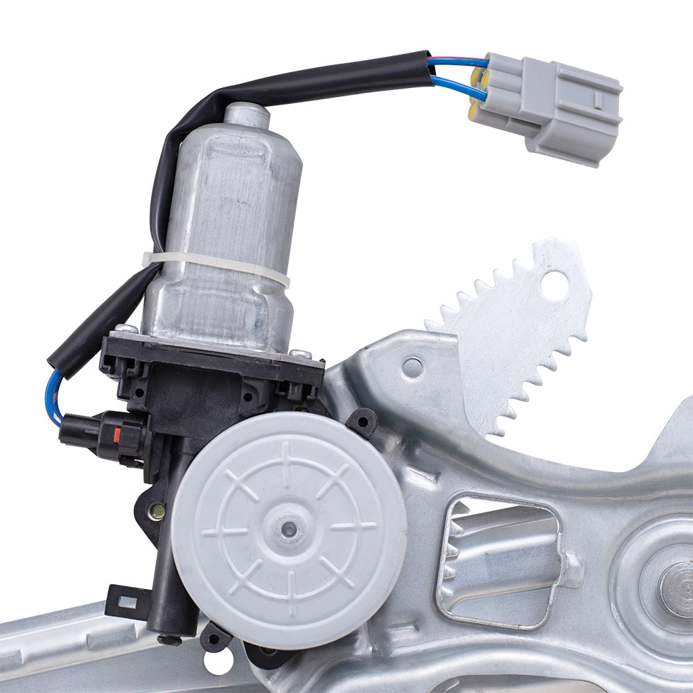 Brock Replacement Passenger Right Rear Power Window Regulator With Motor Compatible With 13-24 Nissan Leaf 20-23 Nissan Sentra