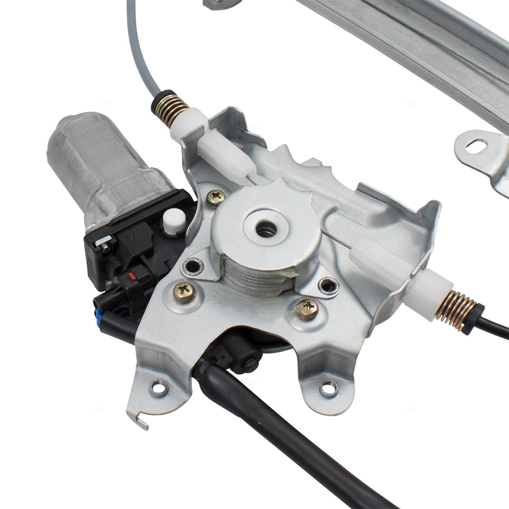 Brock Replacement Drivers Rear Power Window Regulator w/ Motor Left Assembly Compatible with 08-13 Rogue & 14-15 Rogue Select 80731JX00C 82721JM00A