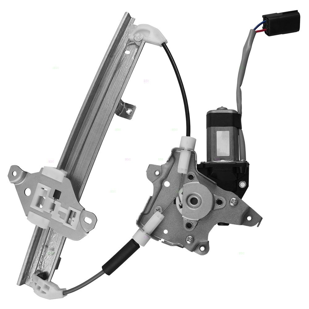 Brock Replacement Passengers Rear Power Window Lift Regulator w/ Motor Assembly Compatible with 07-12 Altima Maxima 82720-JA000