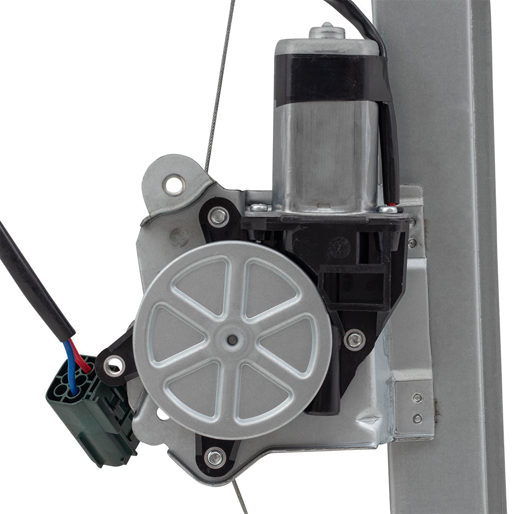 Brock Replacement Passengers Front Power Window Lift Regulator w/ Motor 2 Pin Connector Assembly Compatible with 13-17 Altima Sedan 80730-3TA1A