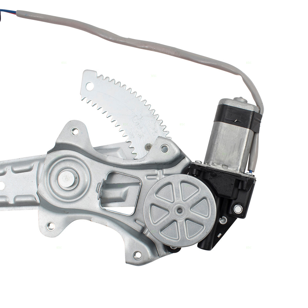 Brock Replacement Drivers Power Rear Window Lift Regulator w/ Motor Assembly Compatible with 13-18 Altima Sedan 827213TA0A 827313TA2A