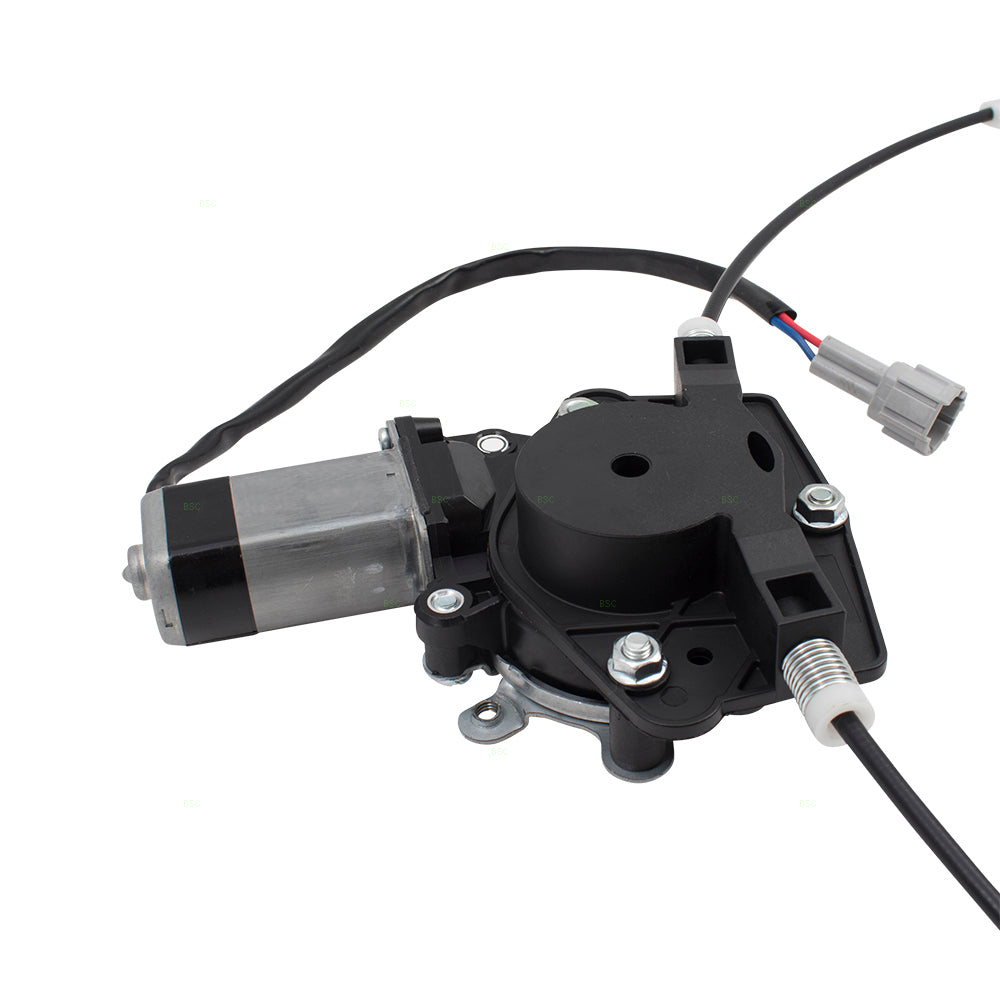 Window Regulator w/ Motor for 2004-2008 Maxima 2 Pin Connector Rear 807317Y000 Set NI1550115