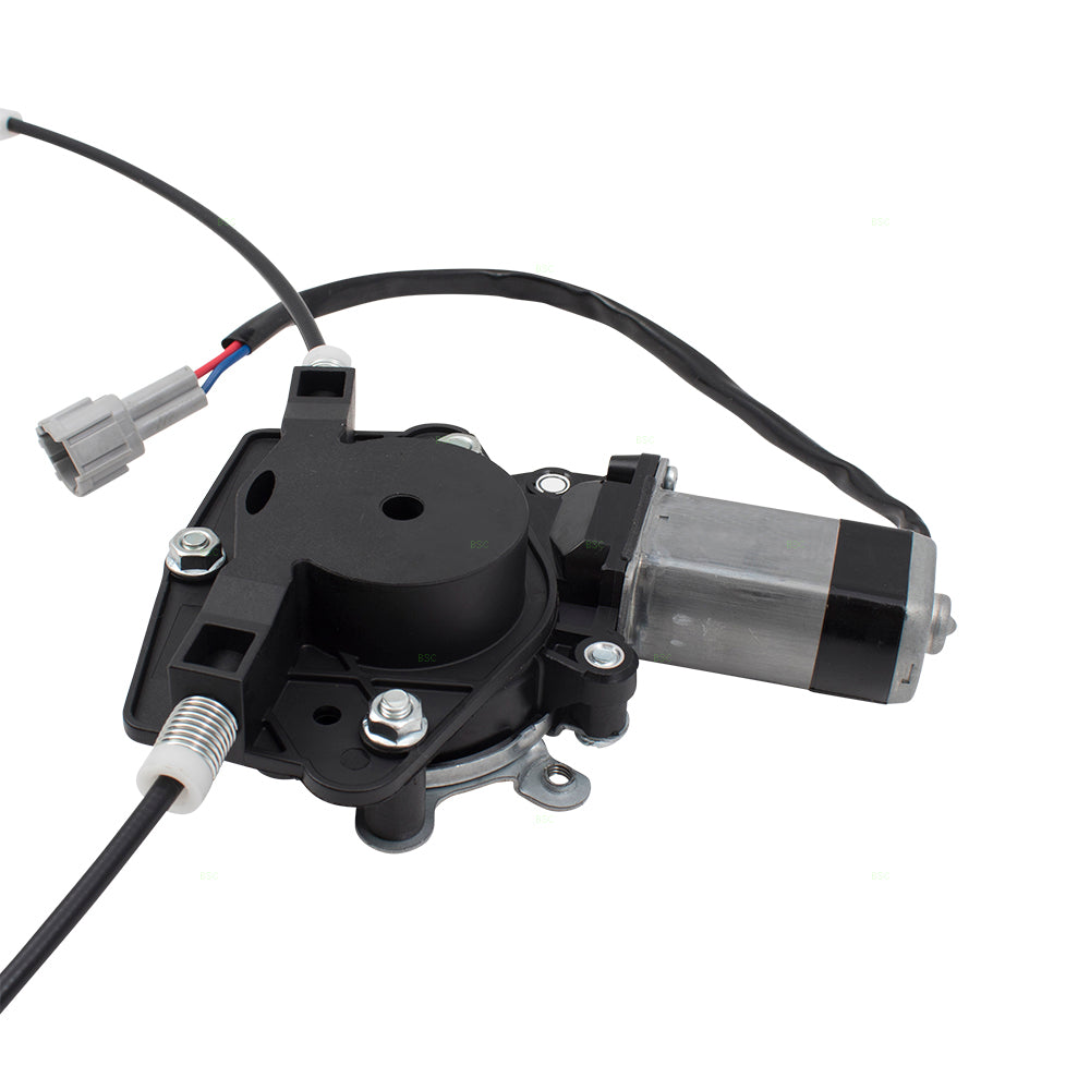 Brock Replacement Passengers Rear Power Window Lift Regulator & Motor 2 Pin Connector Assembly Compatible with 04-08 Maxima 827207Y000 807307Y000