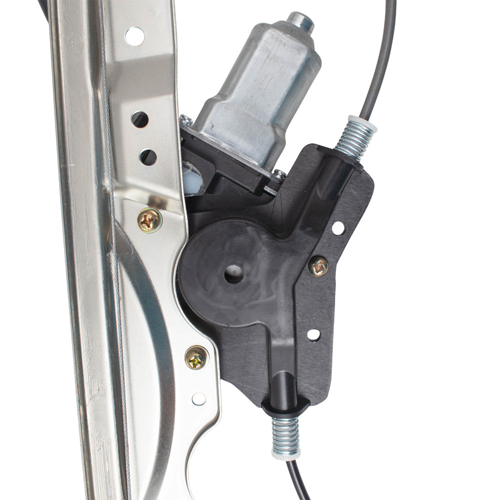 Brock Replacement Passengers Front Power Window Lift Regulator w/ Motor Assembly Compatible with 04-15 Armada QX56 Titan Pickup Truck with One-Touch