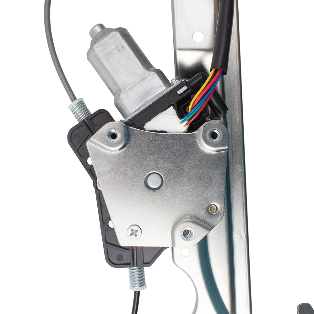 Brock Replacement Passengers Front Power Window Lift Regulator w/ Motor Assembly Compatible with 04-15 Armada QX56 Titan Pickup Truck with One-Touch