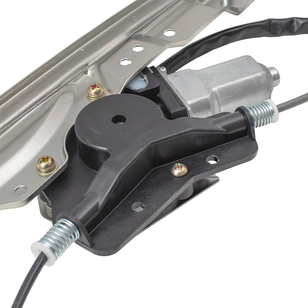 Brock Replacement Passengers Front Power Window Lift Regulator w/ Motor Assembly Compatible with 04-15 Armada QX56 Titan Pickup Truck with One-Touch
