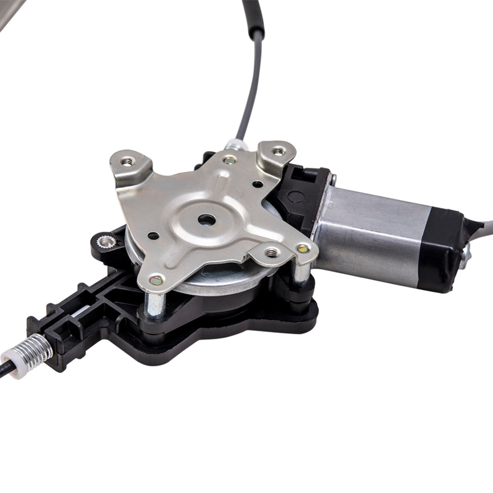 Brock Replacement Drivers Rear Power Window Lift Regulator w/ Motor Assembly Compatible with 04-15 Armada Titan Pickup Truck 82721-ZV50A