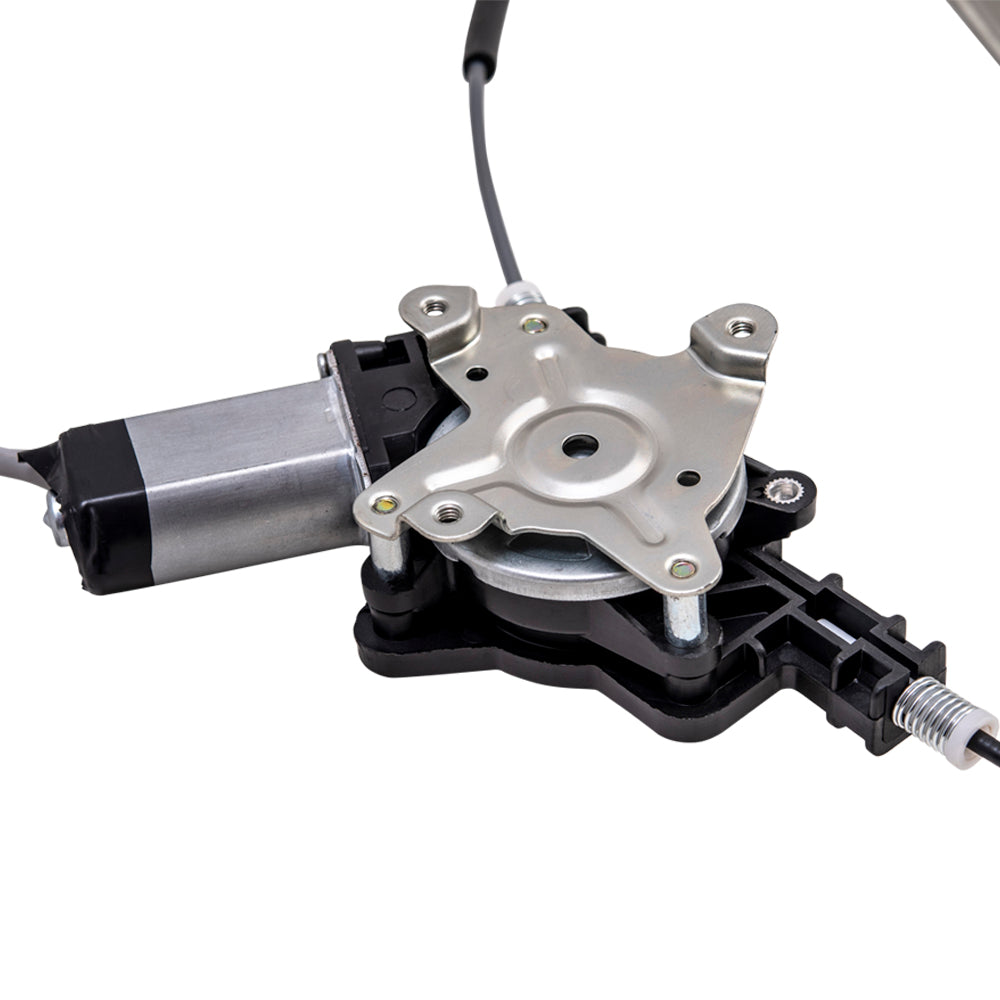 Brock Replacement Passengers Rear Power Window Lift Regulator & Motor Assembly Compatible with 05-15 Armada 04-15 Titan Pickup Truck 82730-9FJ0A