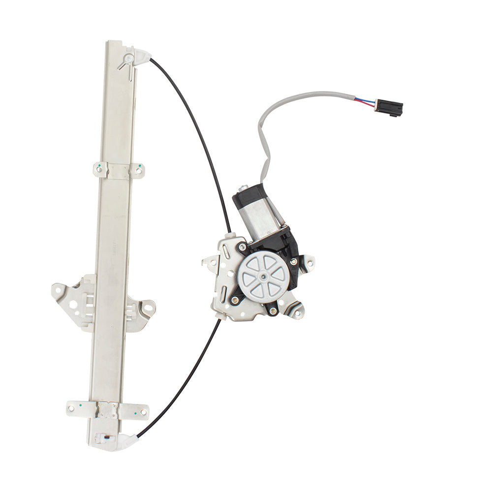Brock Replacement Drivers Front Power Window Lift Regulator with Motor Assembly Compatible with 98-04 Frontier Pickup Truck 807317B405