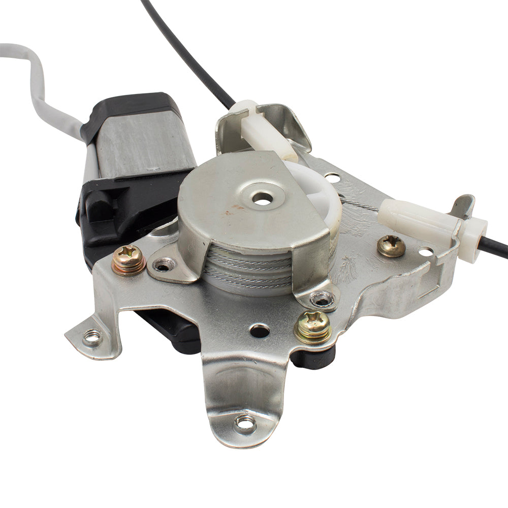 Brock Replacement Drivers Front Power Window Lift Regulator with Motor Assembly Compatible with 98-04 Frontier Pickup Truck 807317B405