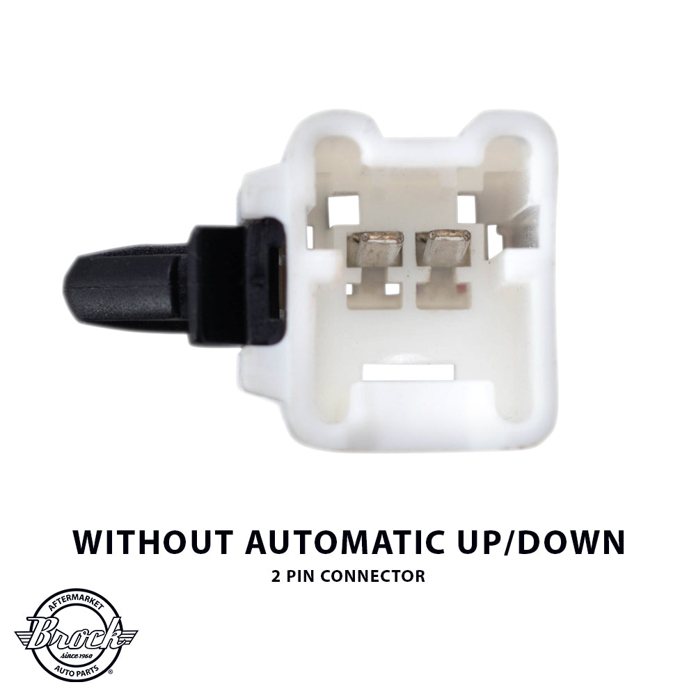 Brock Replacement Passengers Front Power Window Regulator w/2 Pin Motor Assembly Compatible with 02-06 Altima 80730-8J105