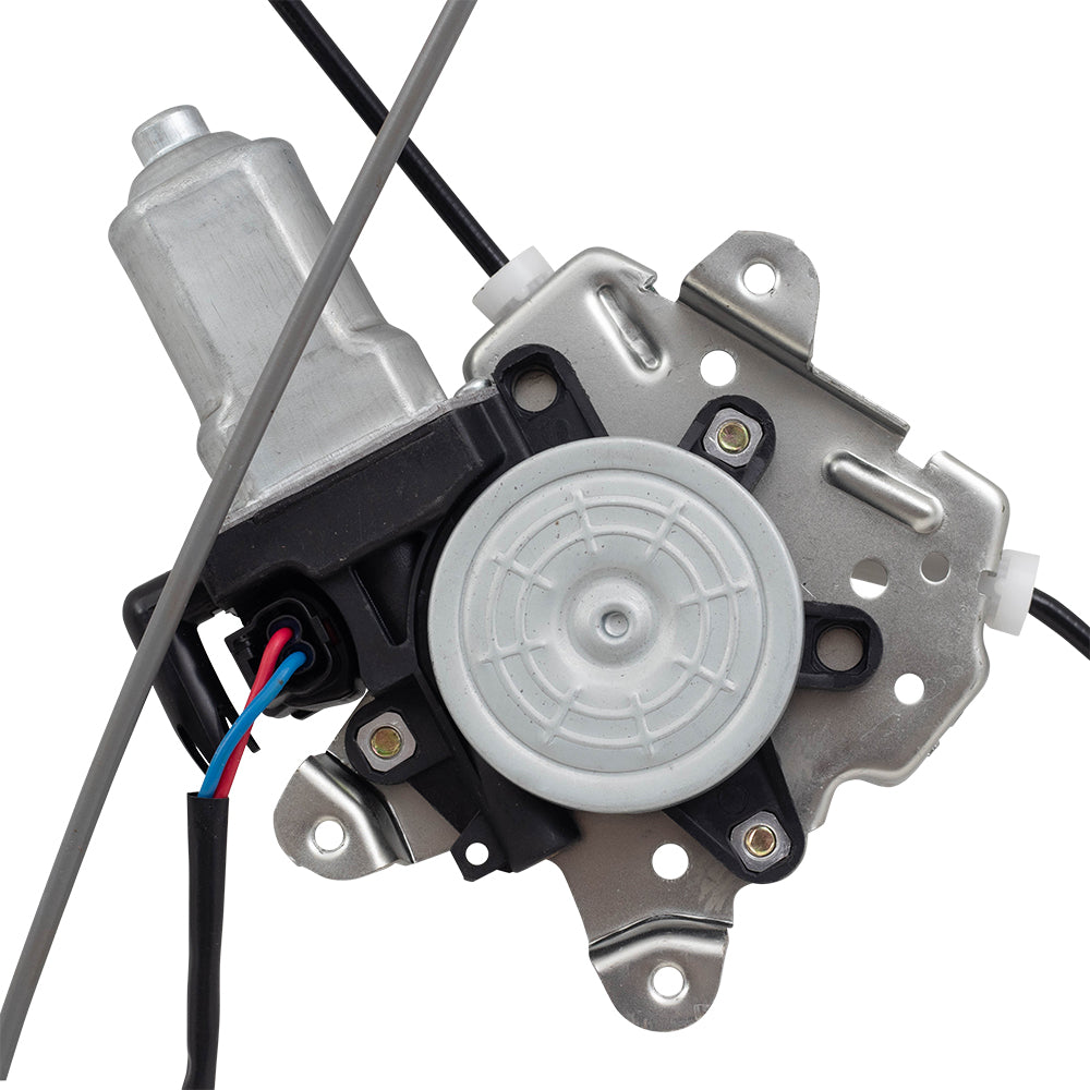 Brock Replacement Passengers Front Power Window Regulator w/2 Pin Motor Assembly Compatible with 02-06 Altima 80730-8J105