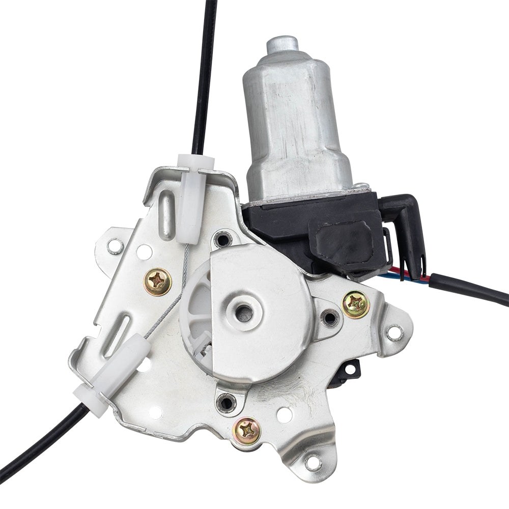 Brock Replacement Passengers Front Power Window Regulator w/2 Pin Motor Assembly Compatible with 02-06 Altima 80730-8J105