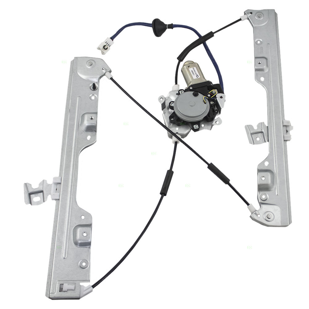 Brock Replacement Power Window Lift Regulator with Motor Assembly Passenger Front Compatible with 03-07 Murano SUV 80730-CA00A