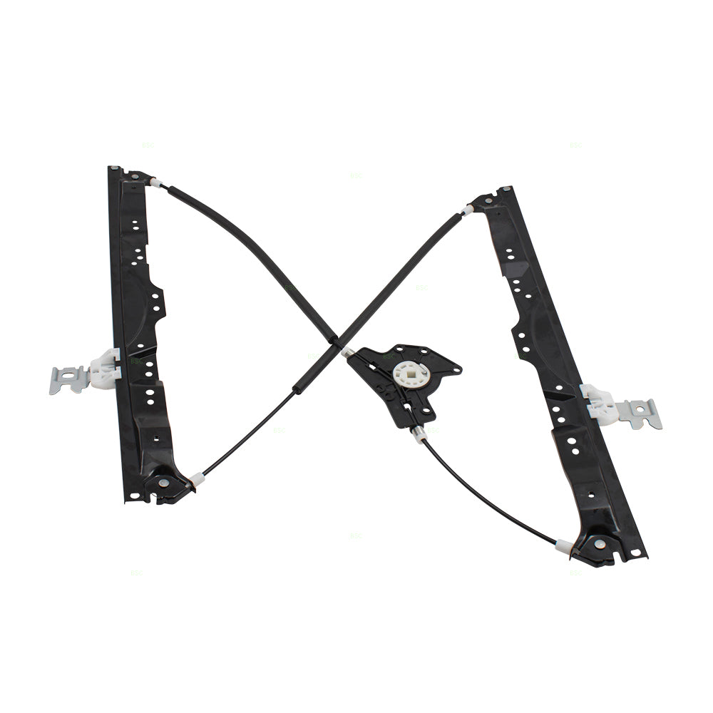 Brock Replacement Pair Set Front Power Window Lift Regulators Compatible with 04-15 Titan 80721-ZT00A 80720-ZT00A