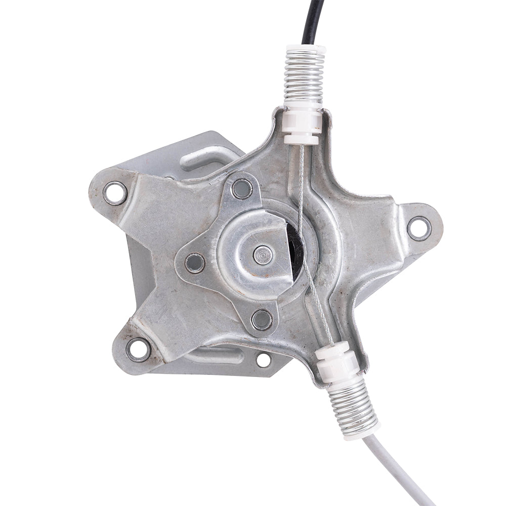 Brock Replacement Drivers Front Manual Window Lift Regulator Assembly Compatible with 86-97 Pickup Truck 80701-3B300
