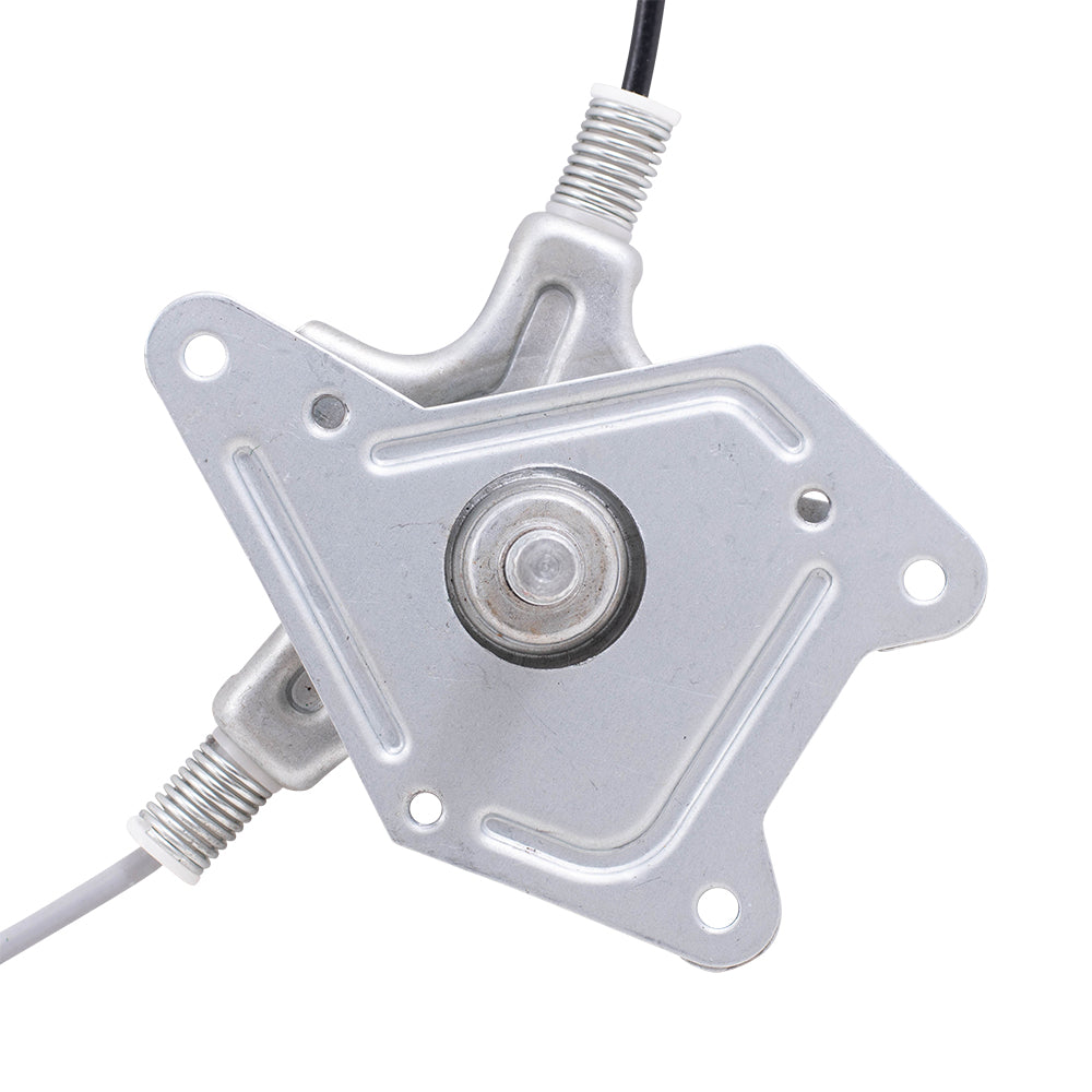 Brock Replacement Drivers Front Manual Window Lift Regulator Assembly Compatible with 86-97 Pickup Truck 80701-3B300