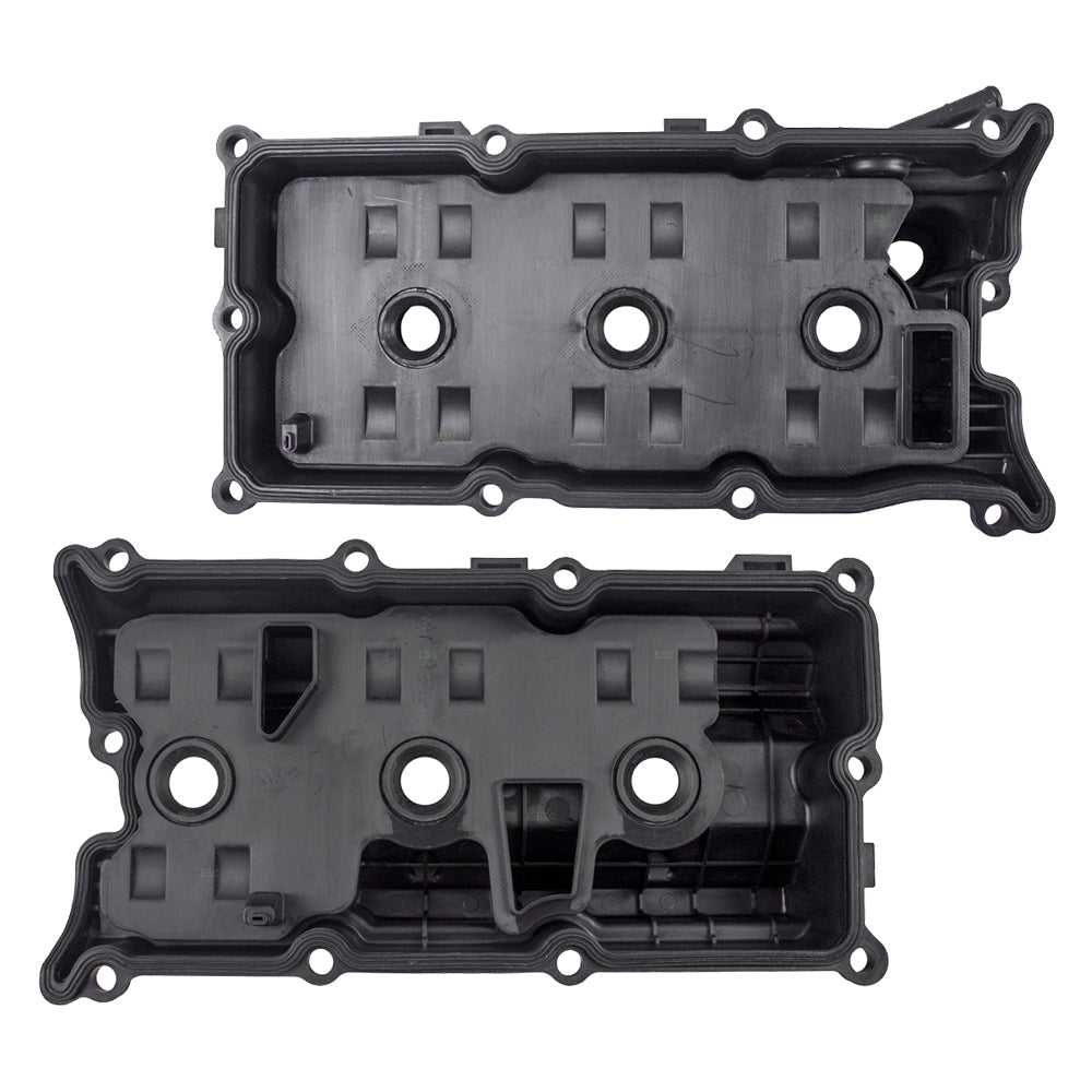 Brock Replacement Pair Set Engine Valve Covers w/ Gaskets Compatible with 2003-2006 350Z 13270-8J112 13264-AM600